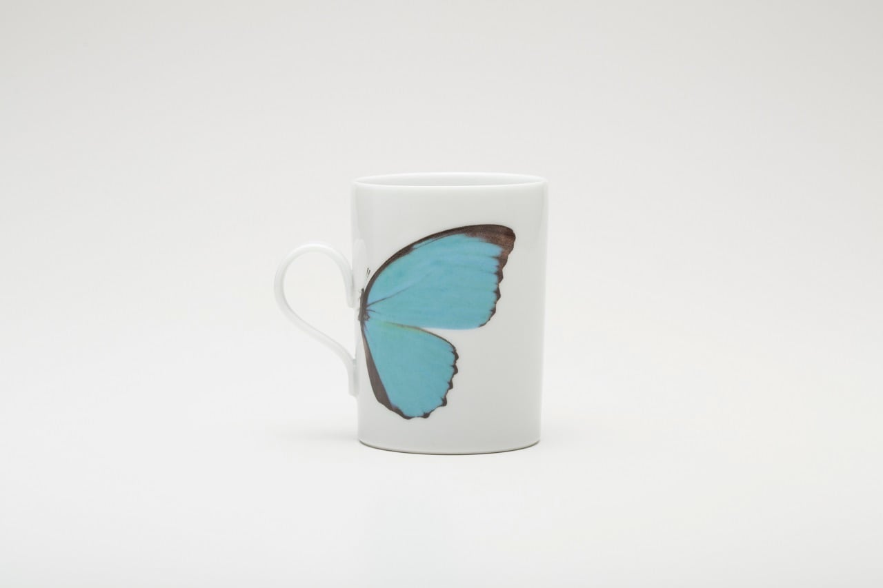 BUTTERFLY MUG / blue