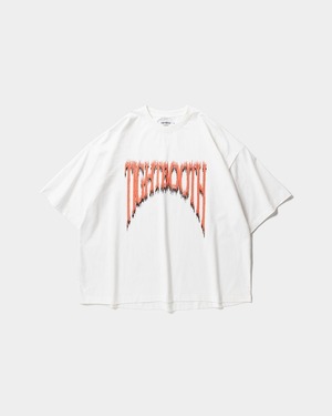 TIGHTBOOTH / JAGGED LOGO S/S T-SHIRT / WHITE