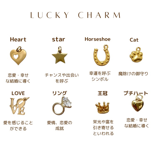 Colorful Heart Mirror（パールイニシャルチャーム付きハンドミラー）