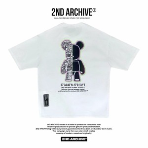 2ND027 2NDARCHIVE Tシャツ 韓国ファッション オーバーサイズ ユニセックス