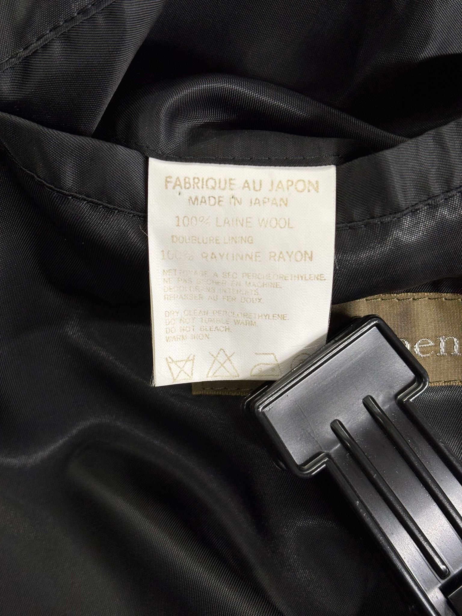 1990's Y's for men yohji yamamoto vintage ウール ロング 1990's Y's for men yohji yamamoto vintage ウール ロング