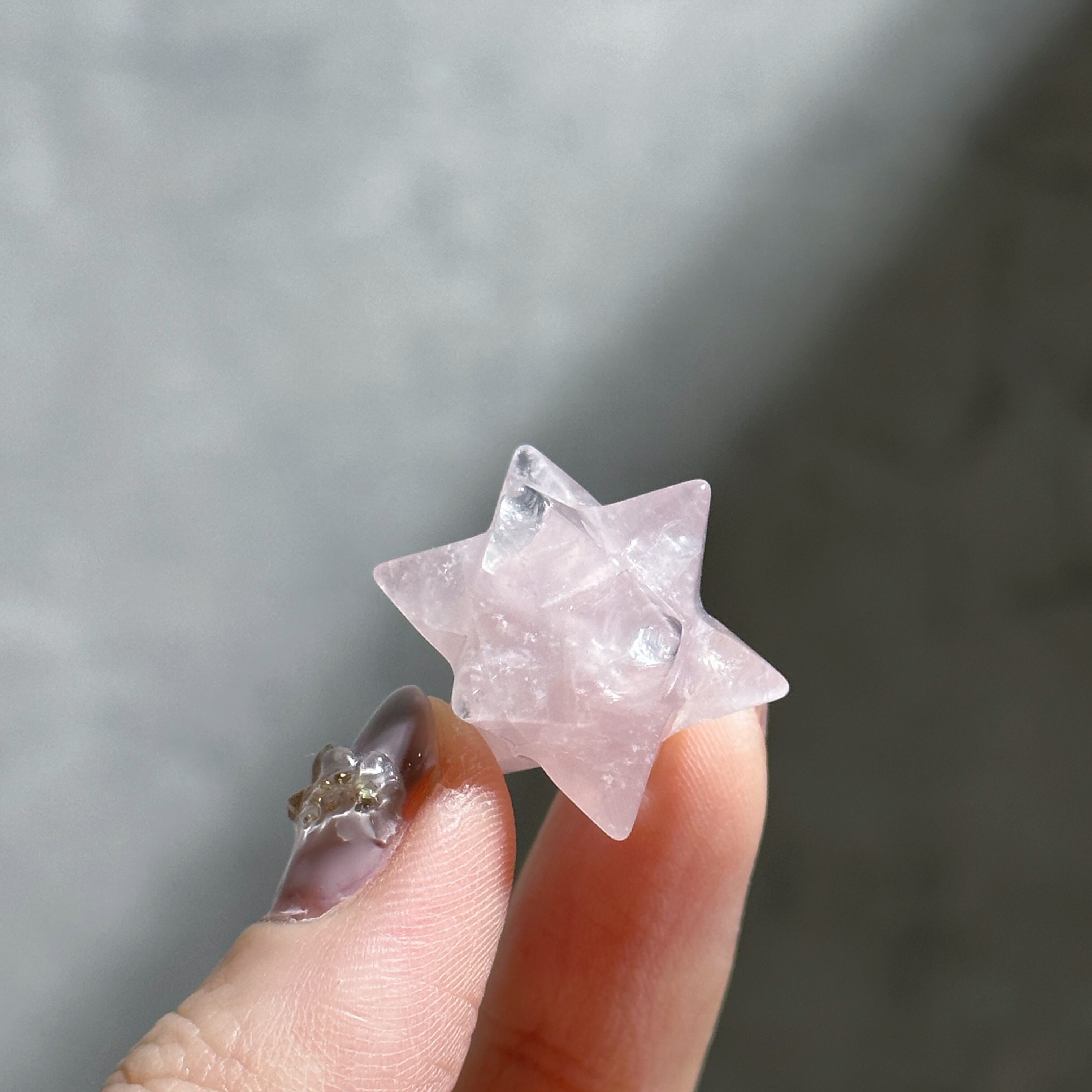 ローズクォーツ ミニアステロイド02◇RoseQuartz◇ 天然石・鉱物・パワーストーン
