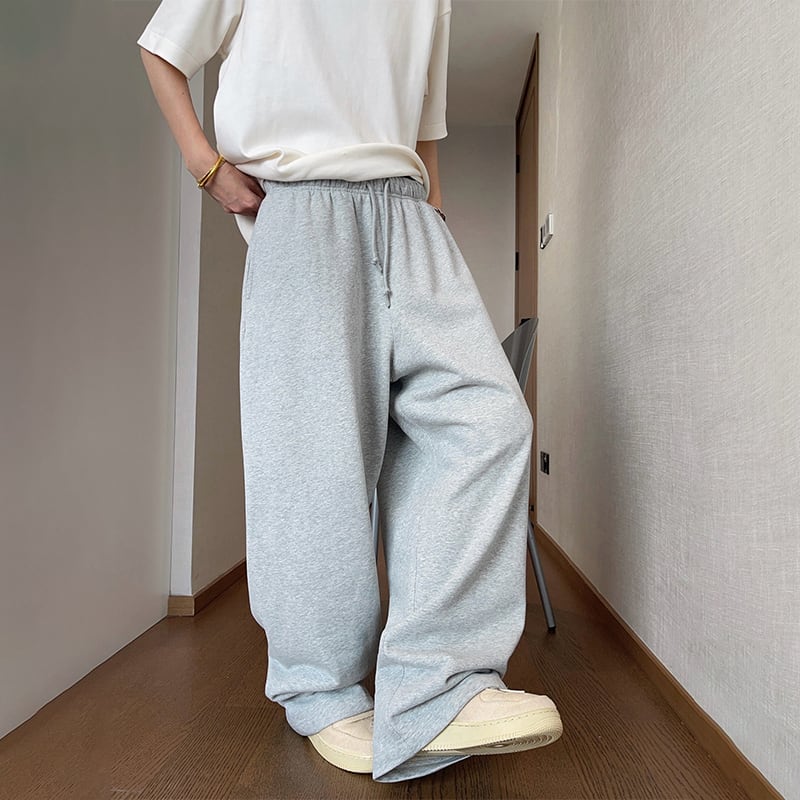 dannyandzeeスウェットワイドシルエットパンツ