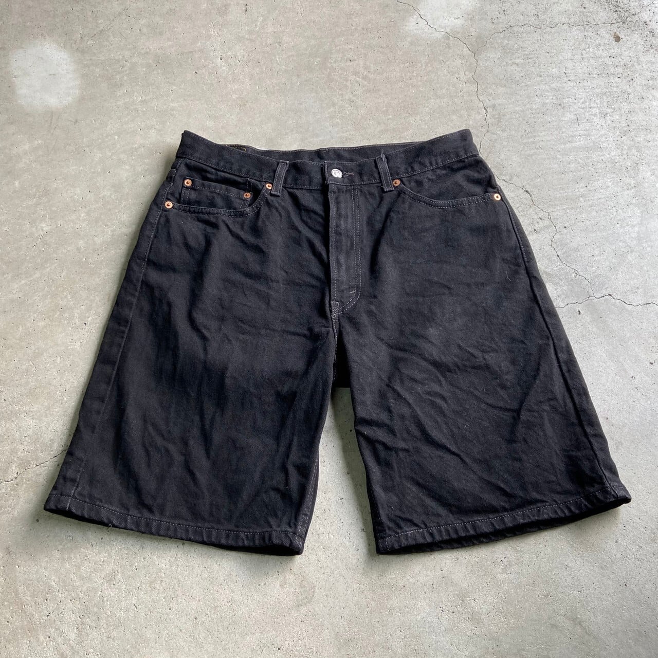 Levi's リーバイス 550 RELAXED FIT ワイド バギー ブラックデニム