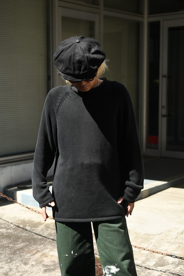 OK/90's "J.CREW" roll neck cotton knit