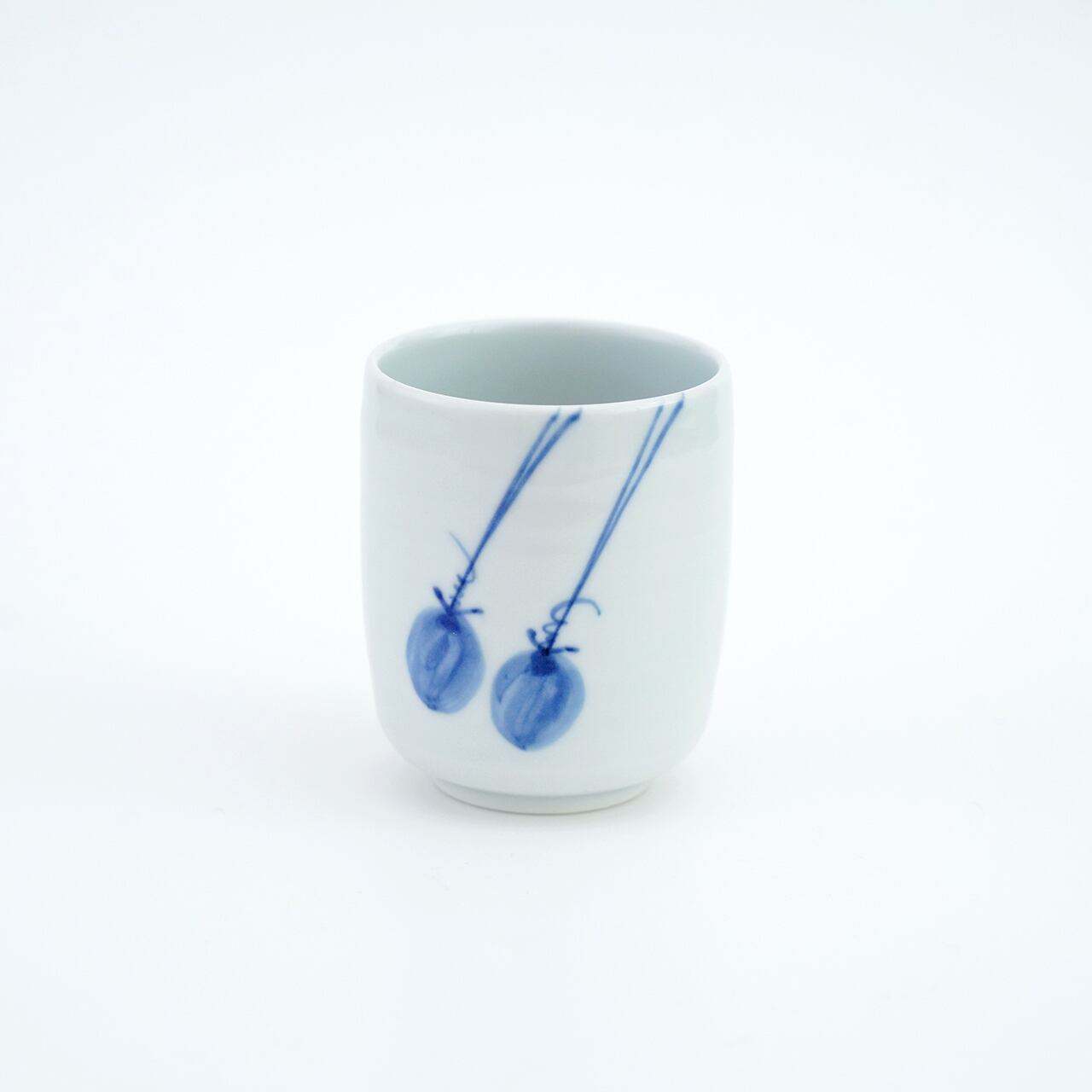 染付干柿紋 湯呑み(大)