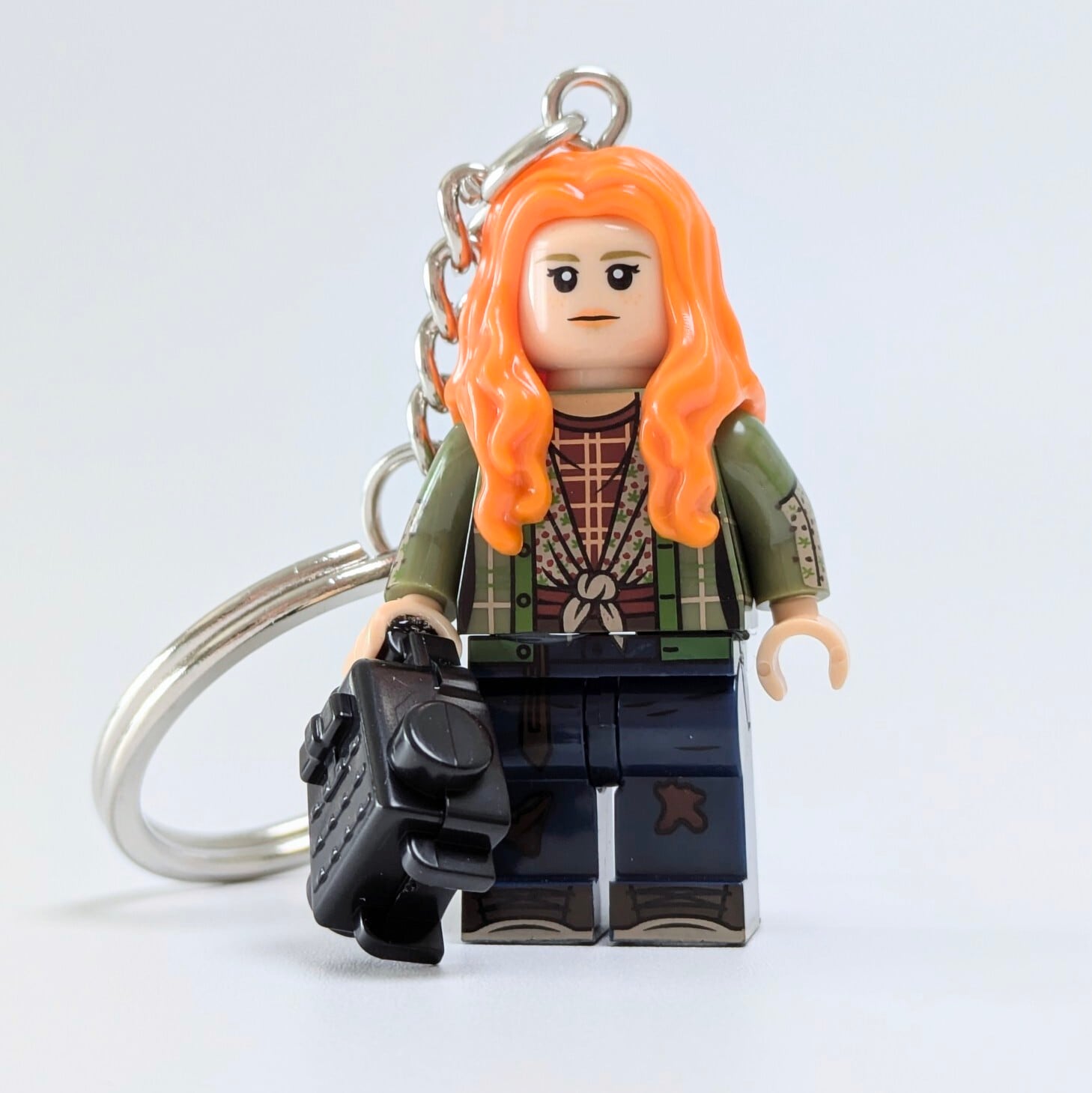 ★ブロックフィギュアキーホルダー★【 Stranger Things / ストレンジャーシングス 】 マキシーン・メイフィールド / マックス / Season5〚アメリカン雑貨 アメトイ〛