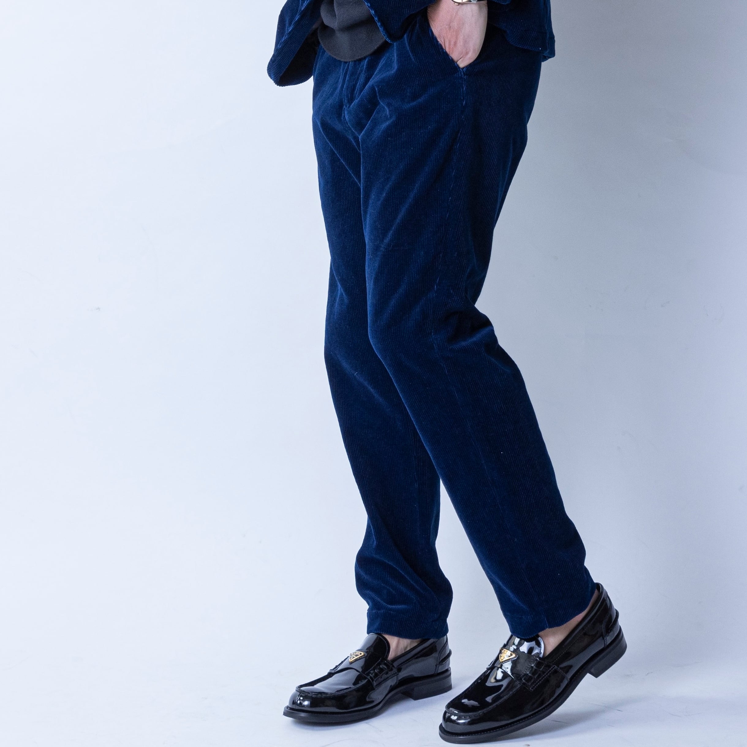 Anachronorm インディゴ　コーデュロイ　セットアップ ブランド古着】anachronorm / アナクロノーム 9W Cord Work Lapel