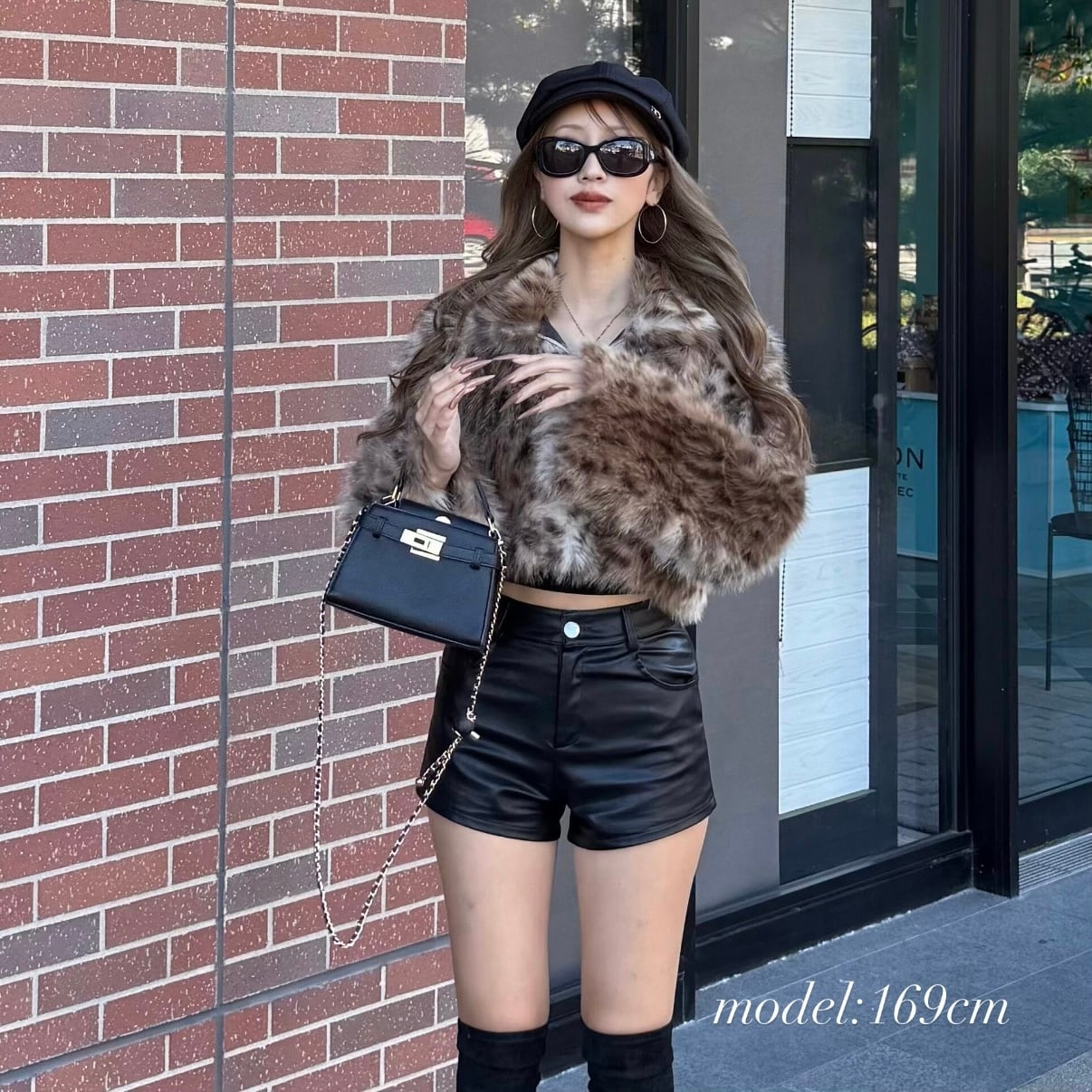 レオパード/フェイクファージャケット | rekna