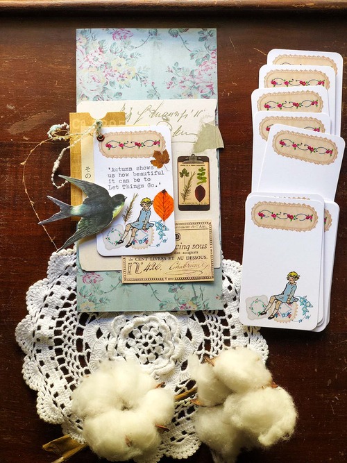 Mic Moc　ミニカードセット　2種10枚入り　Vintage Doilies　JC011【Mic Moc（ミックモック）】[MIC-39m]