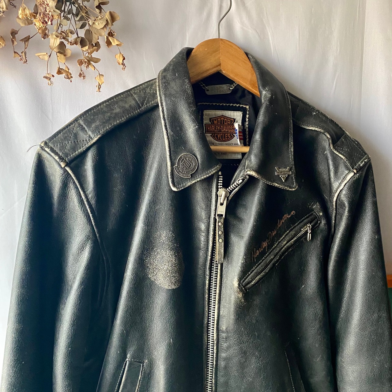 ハーレーダビットソン/ライダース/シングルライダース/レザー  