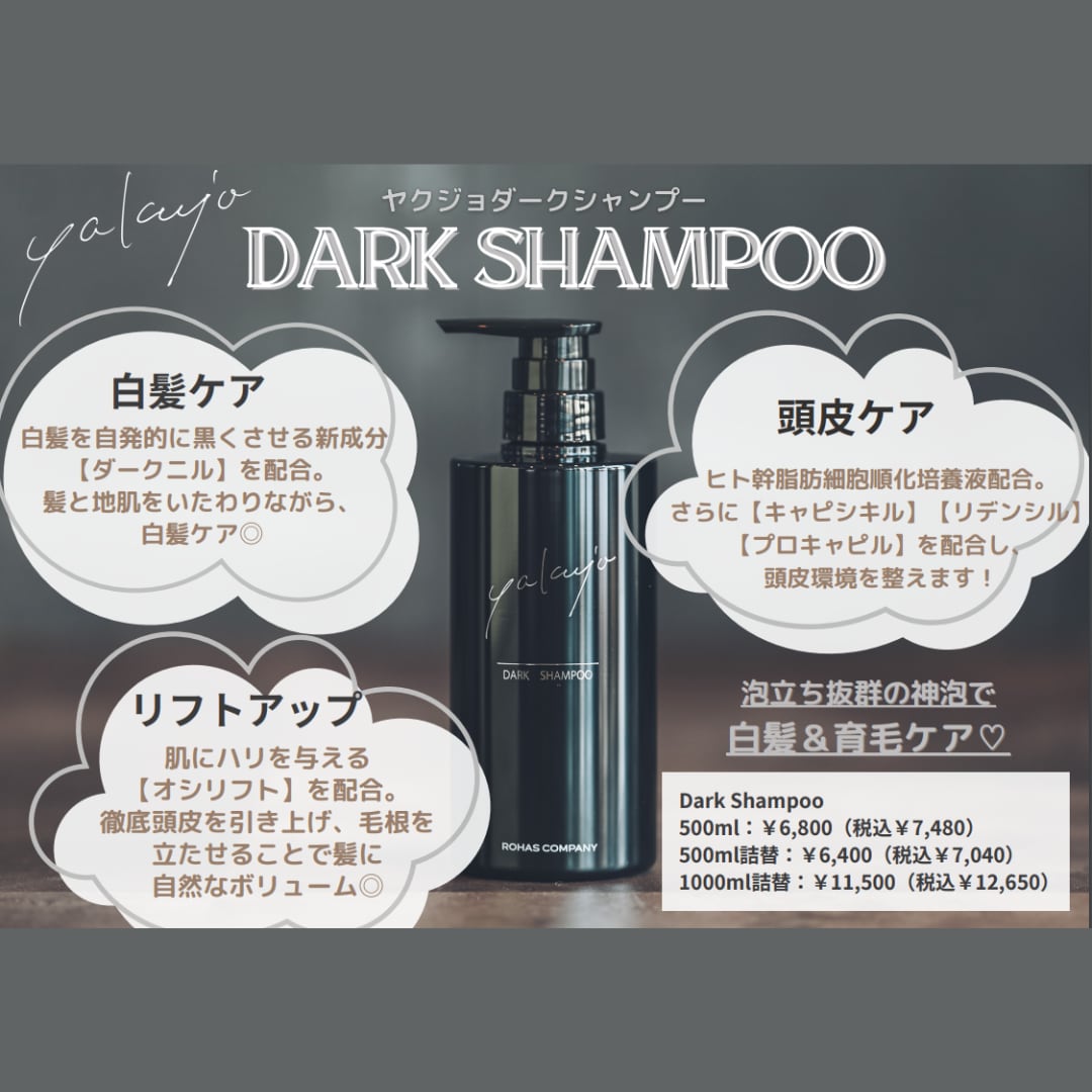 ヤクジョ ダークシャンプー 1000ml