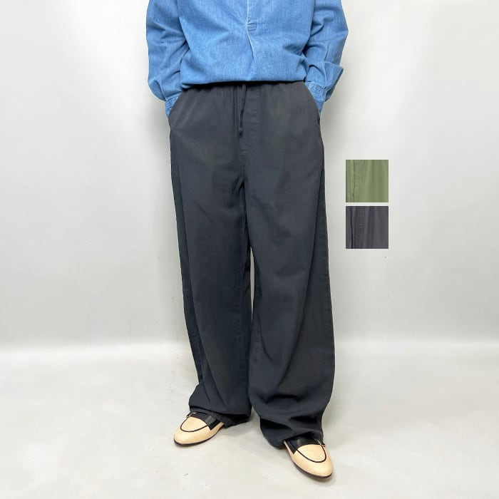 TICCA ティッカ コットンギャバワイドパンツ TBFA-141 2026秋冬新作