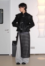 ANTERIOR LOVED Long Skirt with Wrap Belt