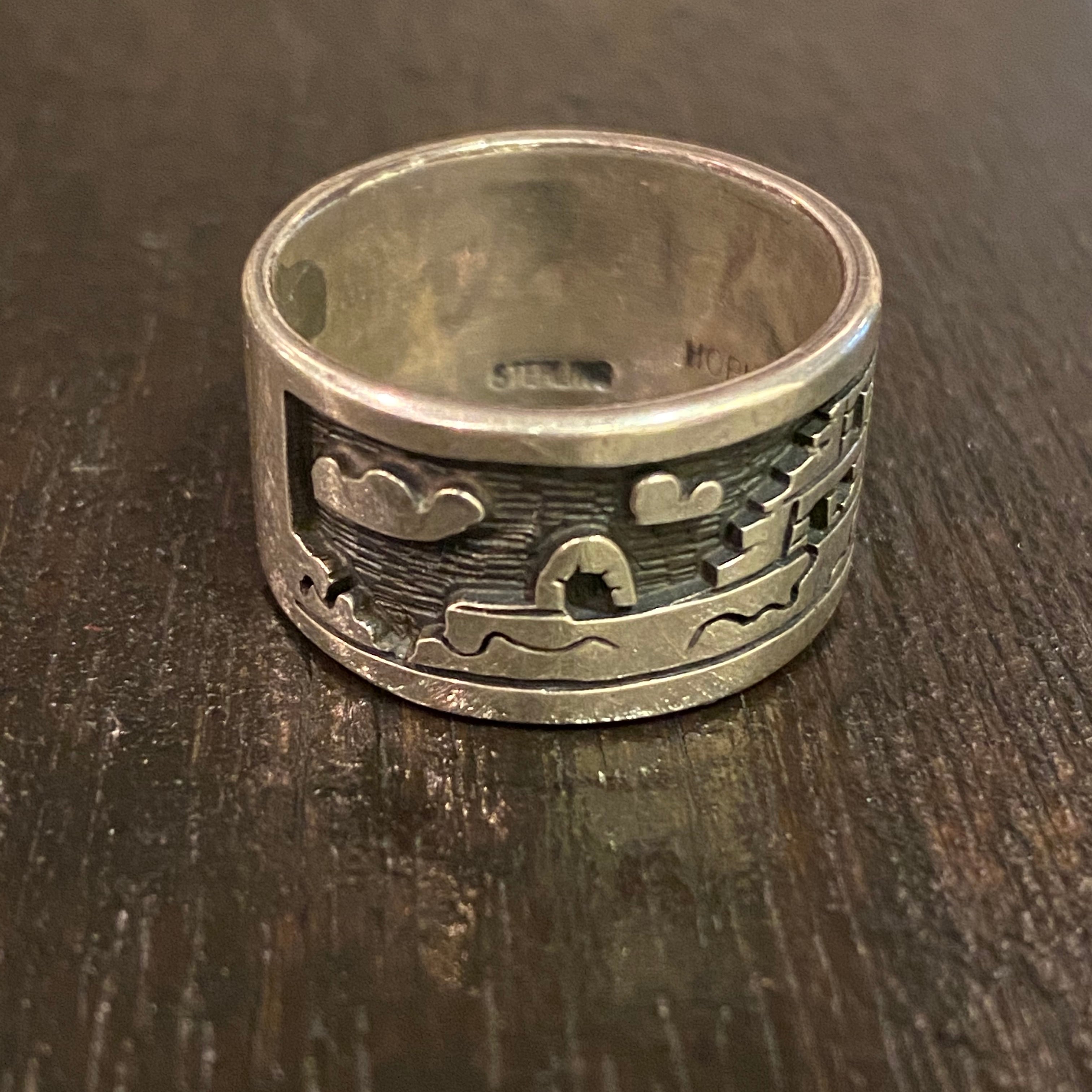 reginald dewakuku hopi overlay ring | NOIR ONLINE