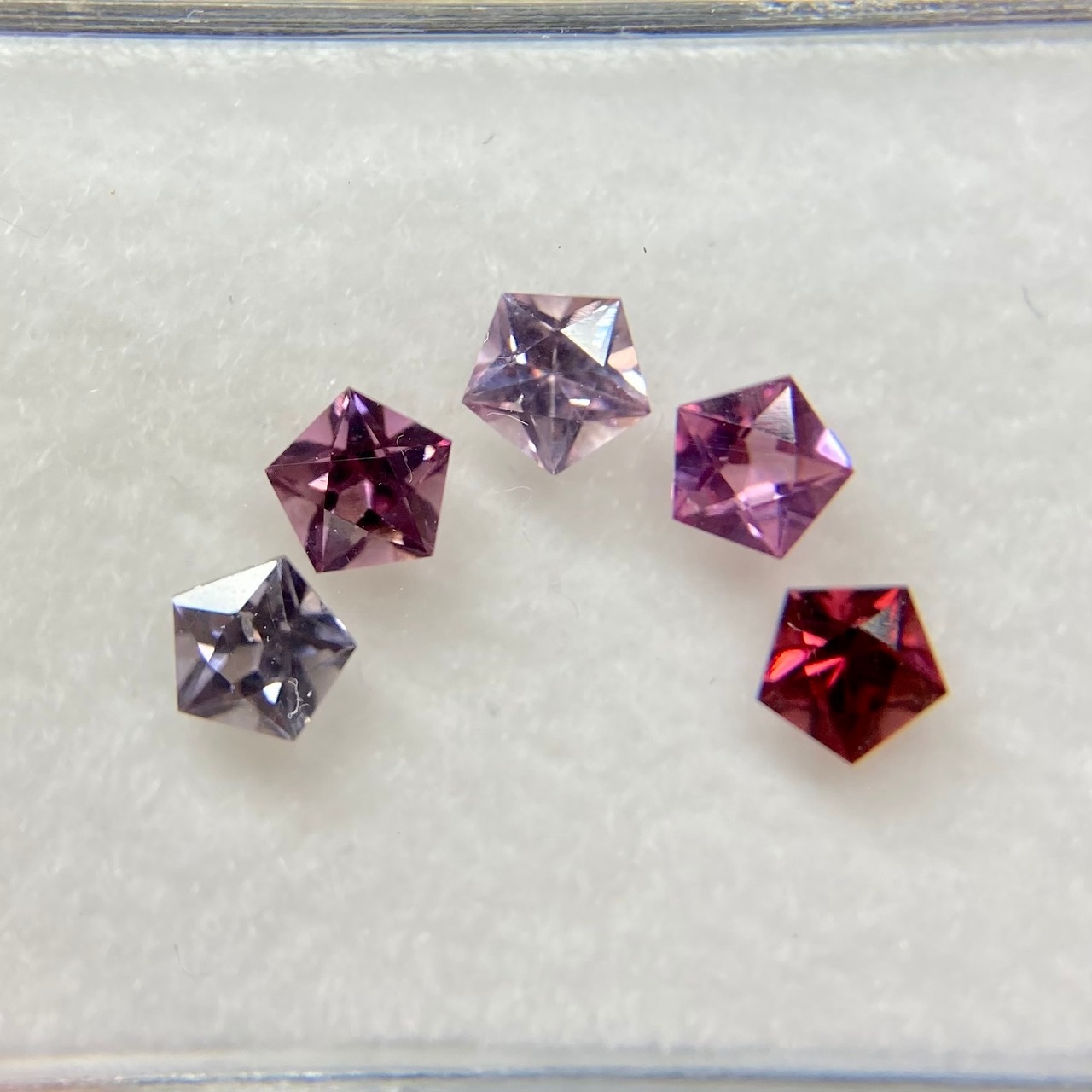 スピネル 星のアーチ 5点セット　約3.5mm No.5-1