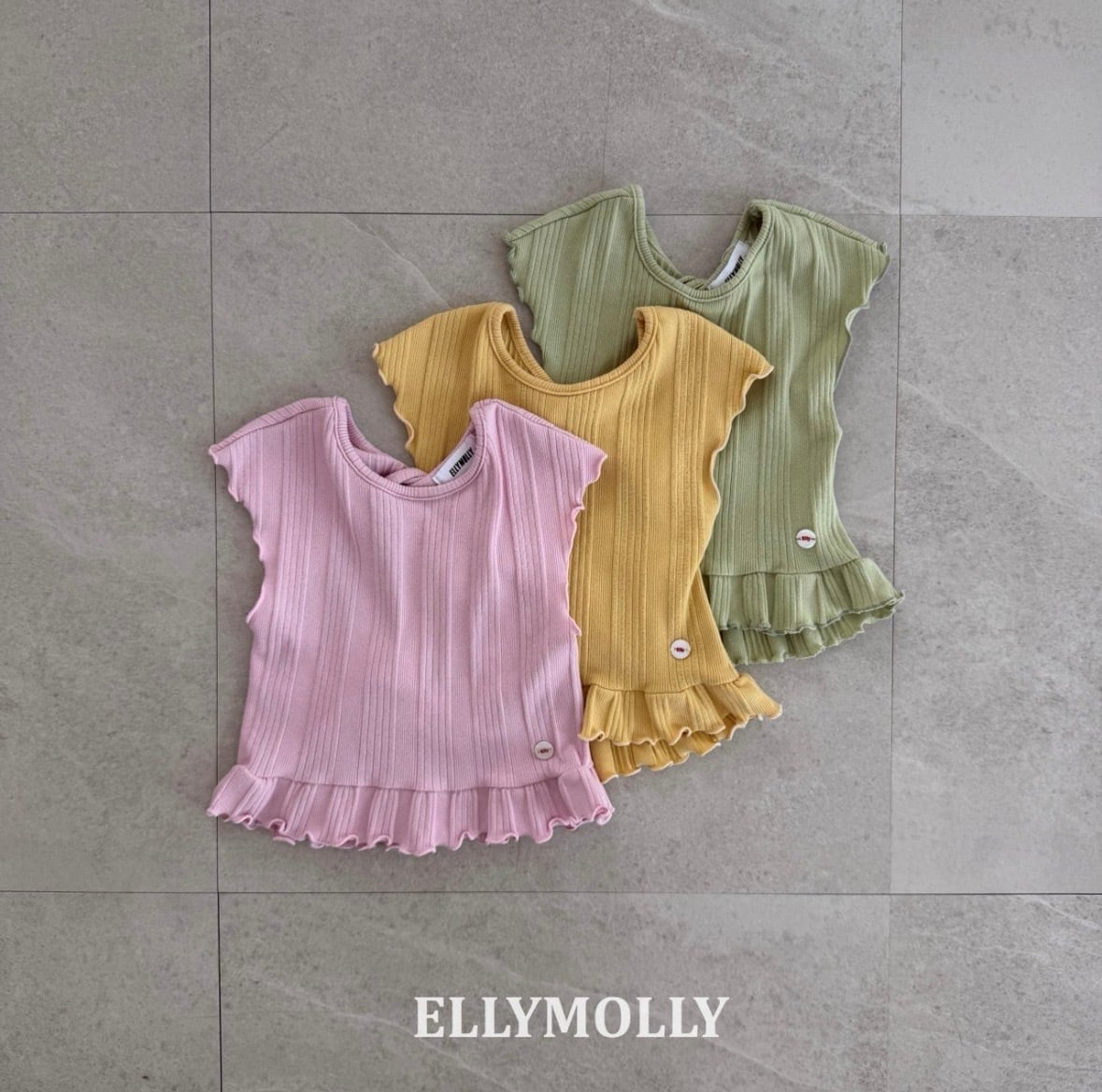 【予約商品】ELLYMOLLY / Back Muse Frill T