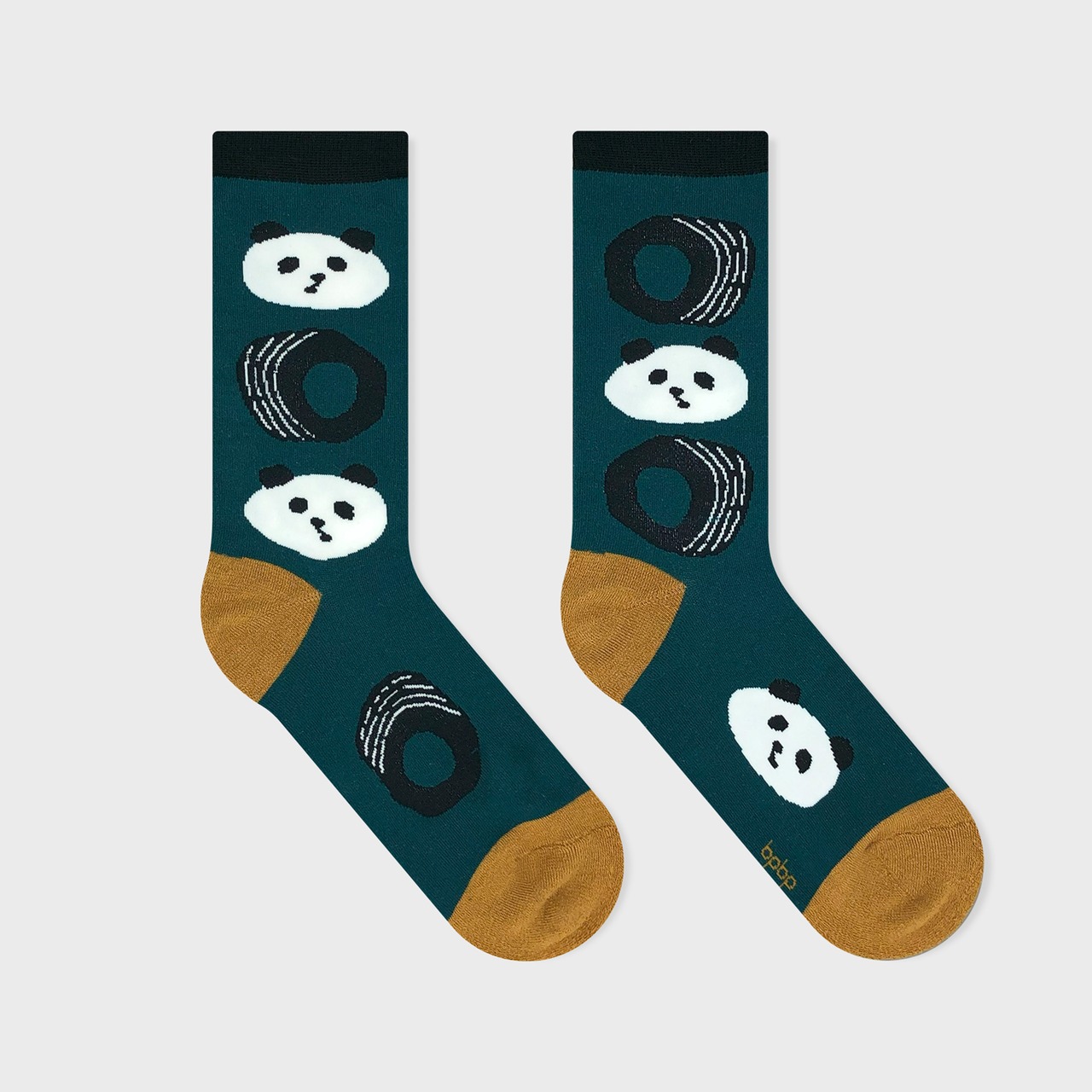 【JIN KITAMURA】北村人 SOCKS PANDA& TIRE ソックス パンダとタイヤ