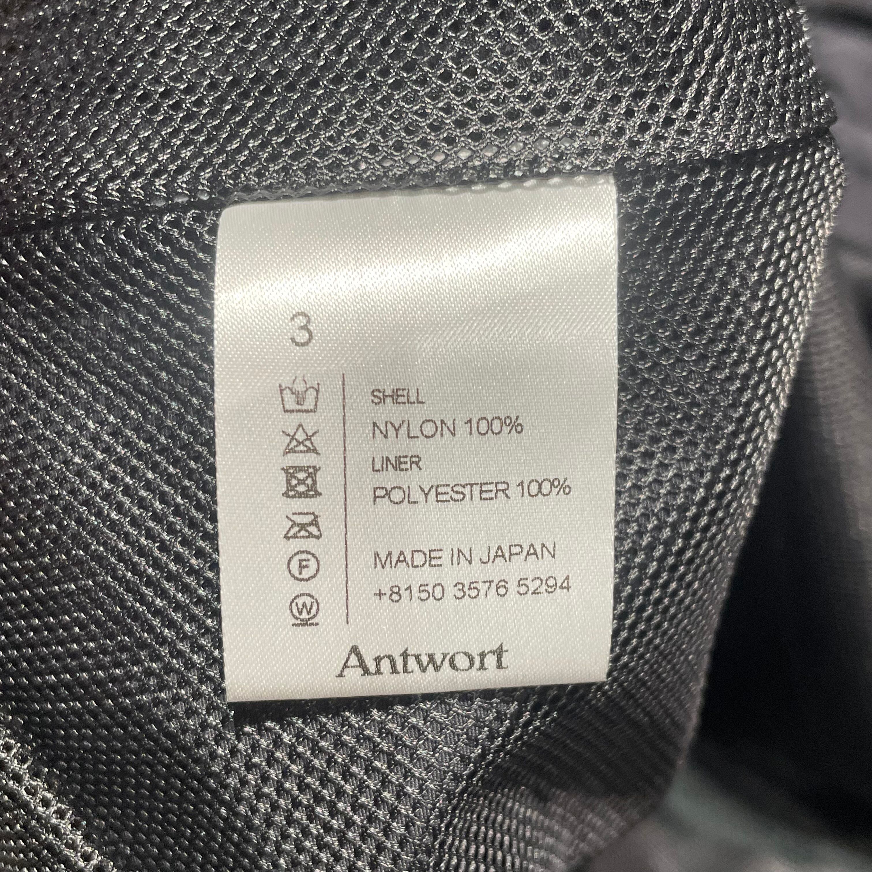 Antwort アントワート GRANDPA NYLON JACKET ジャケット size3【表参道 