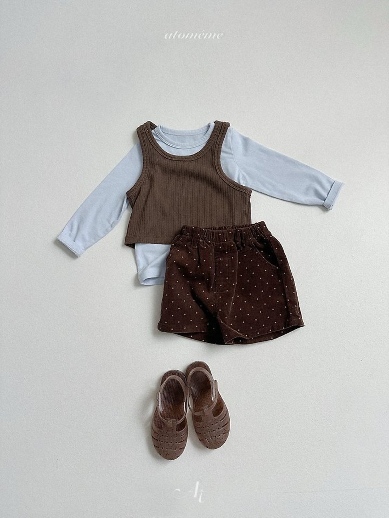 韓国子供服 / Atomeme / 26Autumn / Dot Corduroy Pants / 秋服 *S~XL*
