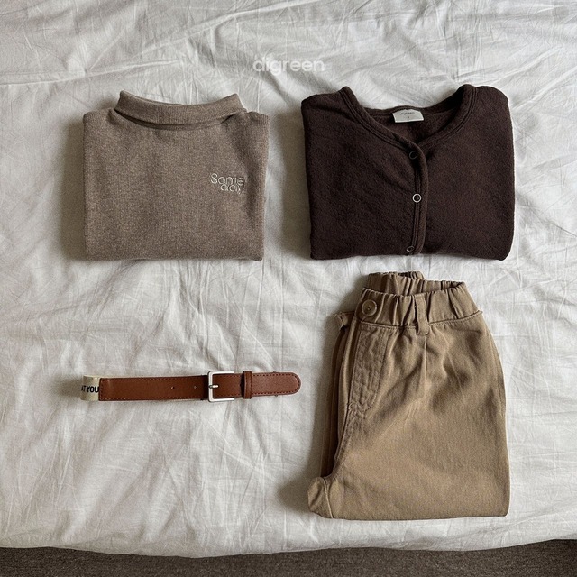 ［即納］digreen line polo neck tee