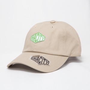 【INACITY APPAREL】コットンツイルLoキャップ　ライトベージュ