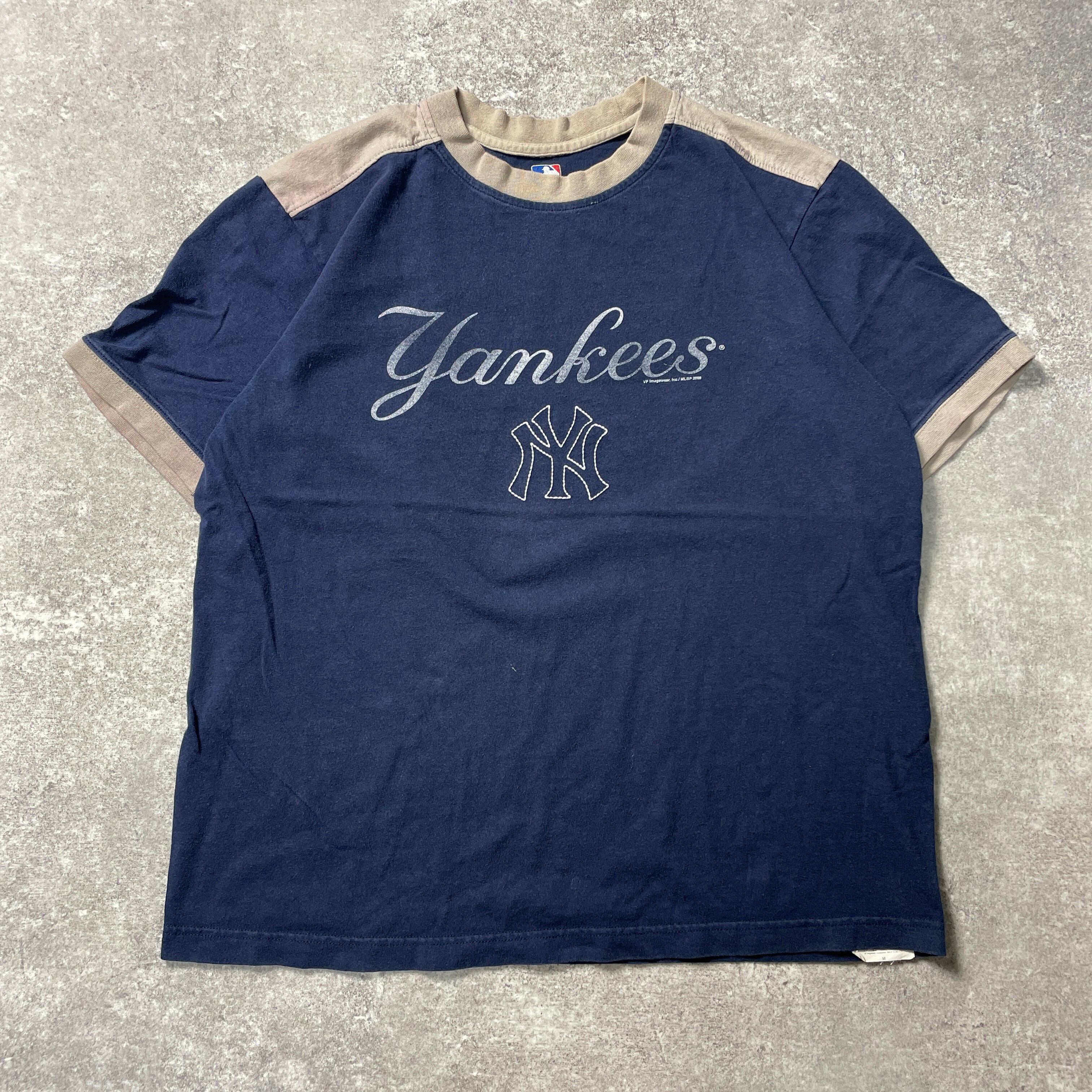 00s YANKEES ヤンキース MLB メジャー リンガー Tシャツ 刺繍