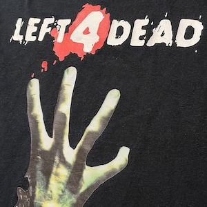 【GILDAN】Left 4 Dead ロゴ プリント Tシャツ レフト・フォー・デッド FPSゲーム L US古着