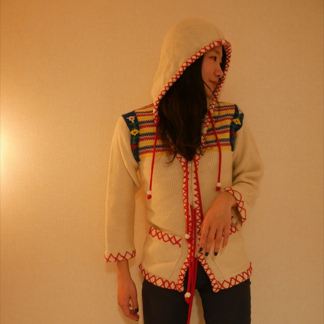 Tyrolean hoodie knit