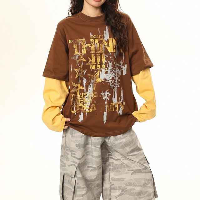 スタークラッシュペイントグラフィックT 2col   R01776