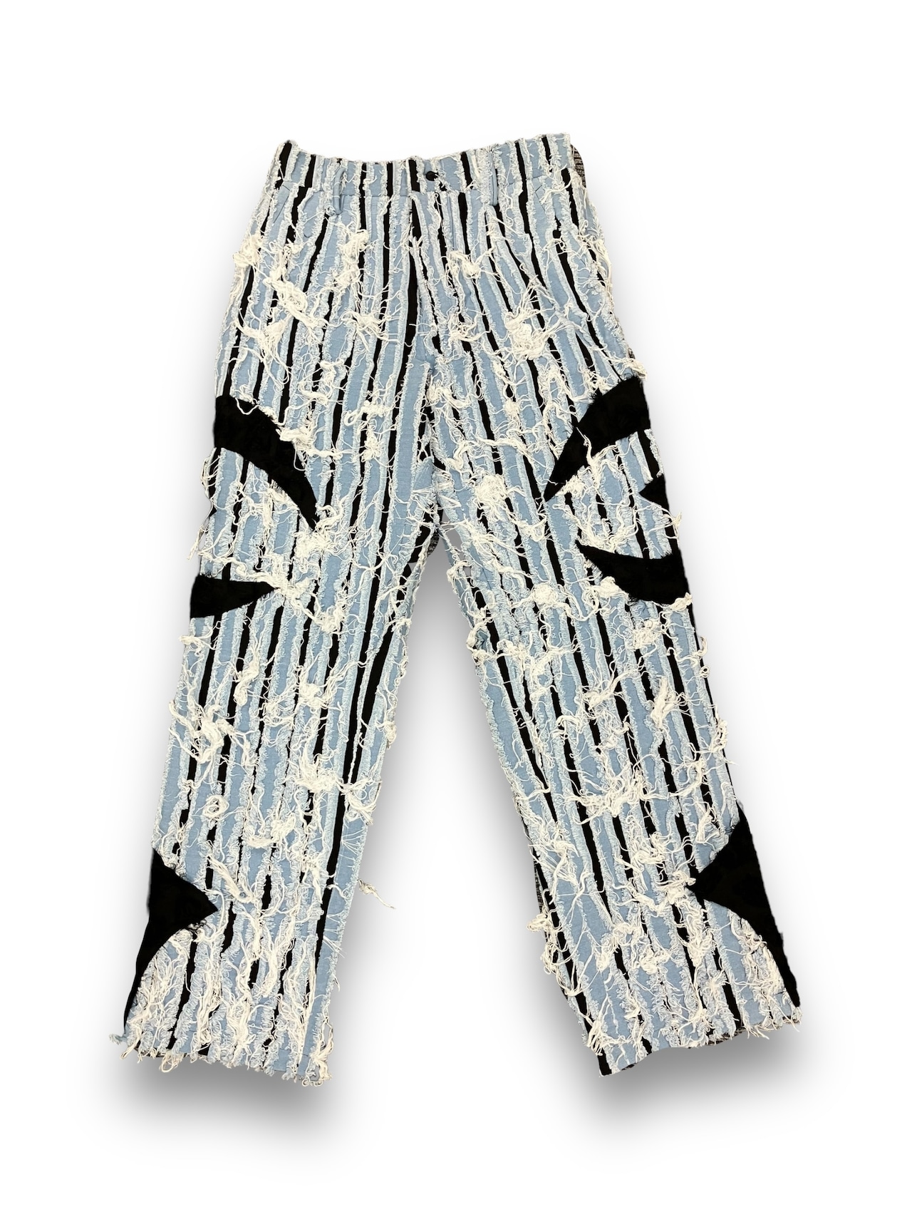 【PLANET STUDIO】damage motif denim pants2