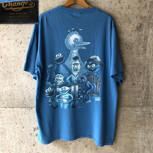 XZ805 90s Tシャツ 全員集合 セサミストリート パロディ CK