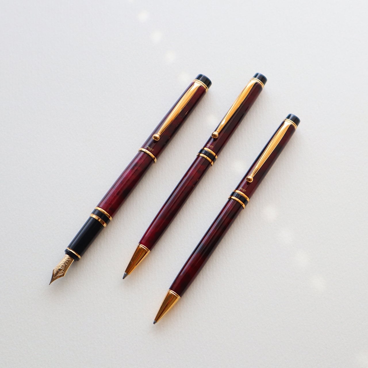 パイロット「グランセ」 BG-500R-BRブラック&レッド ボールペン