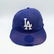NEW ERA 9THIRTY/930 powered by GORO (min-nano) Los Angeles Dodgers / ロサンゼルス・ドジャース ダメージ/パッカブルバイザー/モンレーウォッシュ Dark Royal