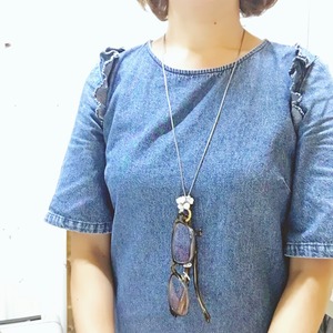【人気No1手作りキット】超初心者さんでも作れるジャスミン花の眼鏡ホルダーになるチョーカー(ベージュ)