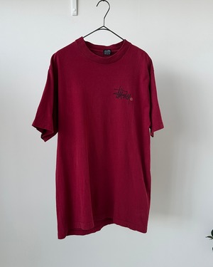 -Stussy- Vintage 80-90s L Print T-Shirt made in USA