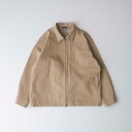 CURLY&Co./KNIT CHINO-CLOTH ZIP-UP BLOUSON