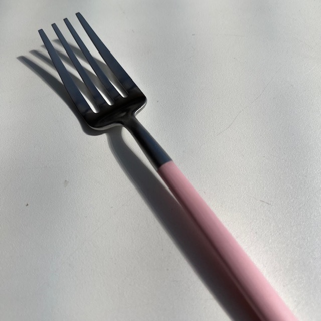 cutipol クチポール GOA  ゴア　デザートフォーク ピンクシルバー　正規品