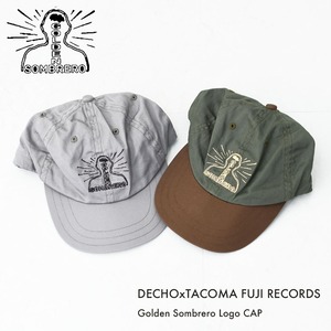 GOLDEN SOMBRERO [ゴールデンソンブレロ] DECHOxTACOMA FUJI RECORDS Golden Sombrero Logo CAP  [GS25-001] デコー×タコマフジレコード ゴールデンソンブレロ ロゴキャップ・MEN'S / LADY'S [2026SS]