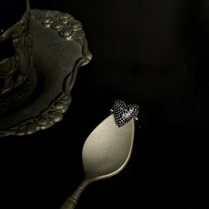 Sterling silver open ring【H00009】