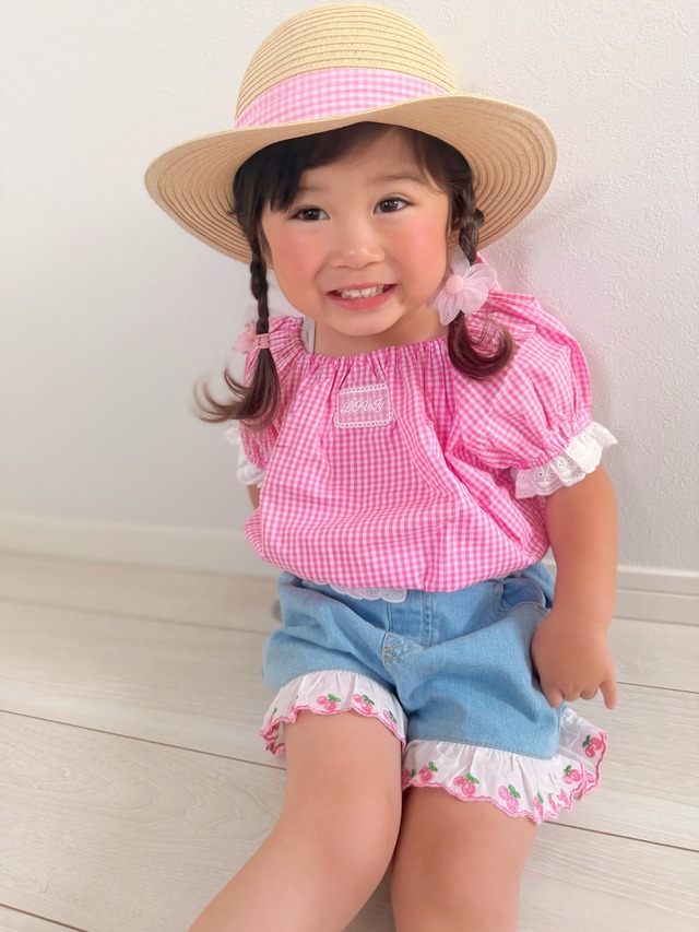 残りわずか◆105-115 Cherry Blouse-UEO