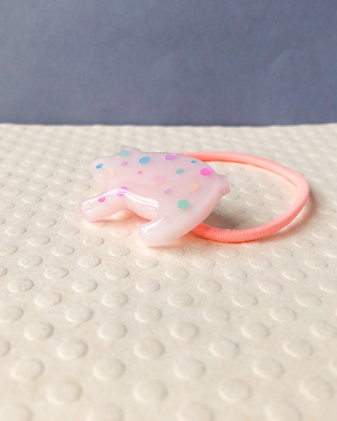 *ぶたさん*カラフルドット*ヘアゴム*の画像03