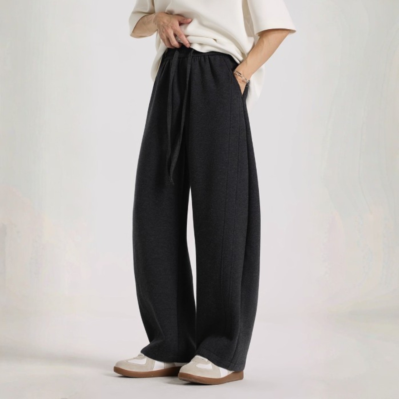 ワイドシルエットイージースウェットパンツ　TB1724・画像5