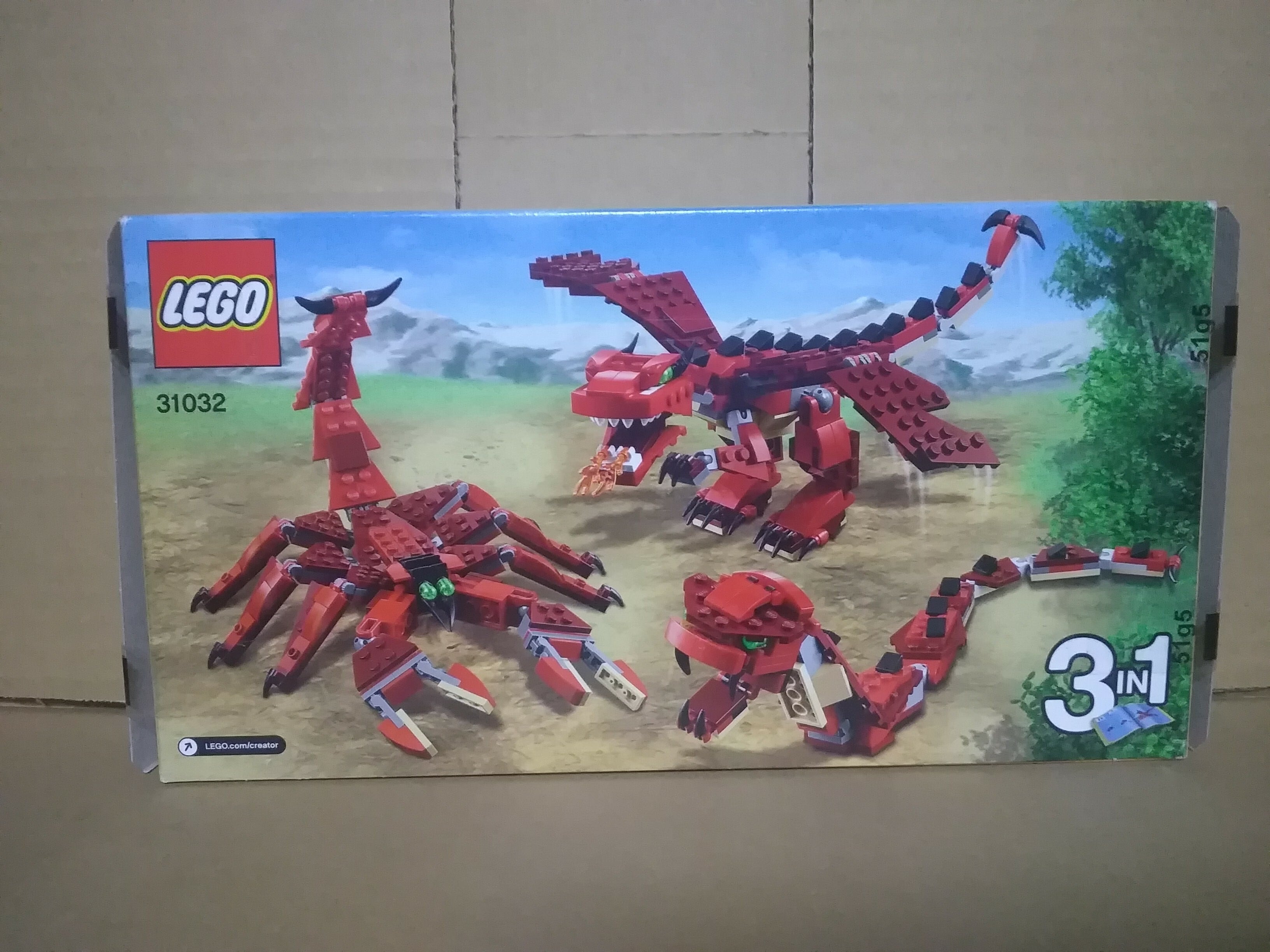 LEGO 31032 新品 CREATOR ファイヤードラゴン レッドクリーチャー 廃盤 
