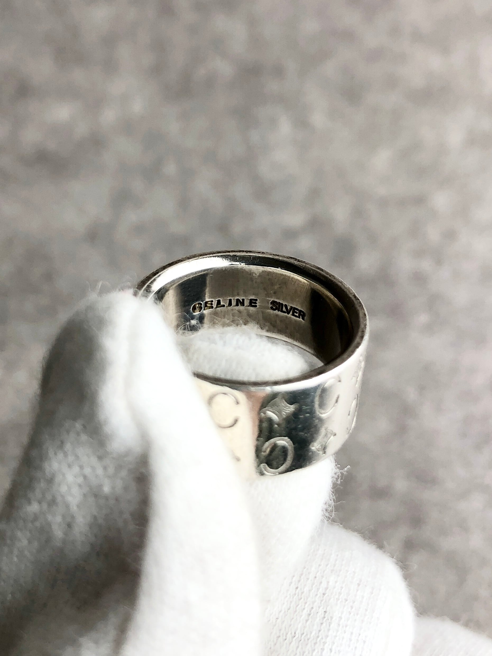 CELINE セリーヌ マカダム リング シルバー SILVER 10号 vintage