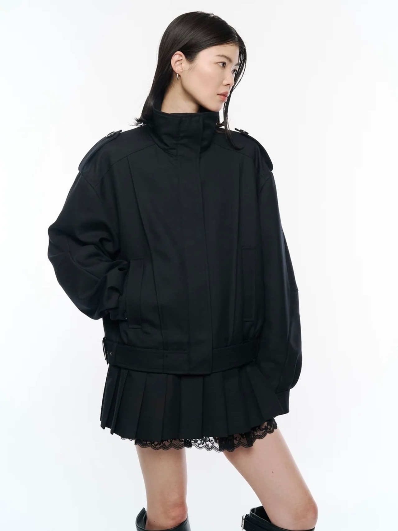 【26AW | WOMEN】POOLDE プールデ / ブルゾン / Kilt-Hem Zip Blouson  PLD-26AW-BL01 - 15
