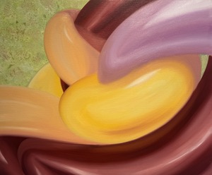 WAKANA “Neighboring Balloon - Metallic Red & Cream”