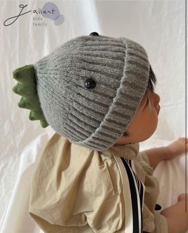 【即納】恐竜 ニット帽