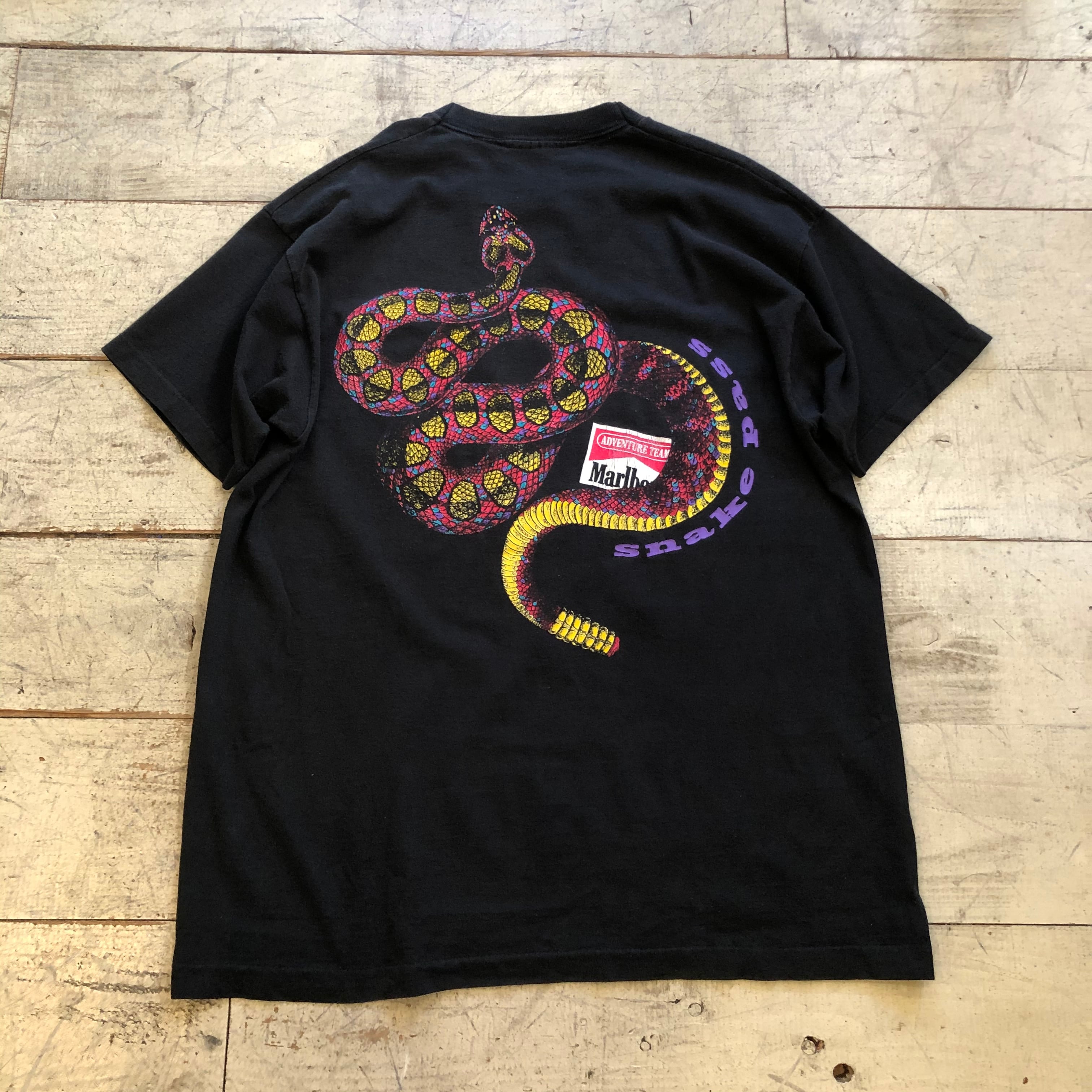 90s Marlboro マルボロ Snake Pass  Tシャツ ビンテージ