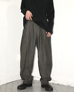 2002SS Yohji Yamamoto COSTUME D' HOMME Wool×Cotton×Linen 2tac Slacks